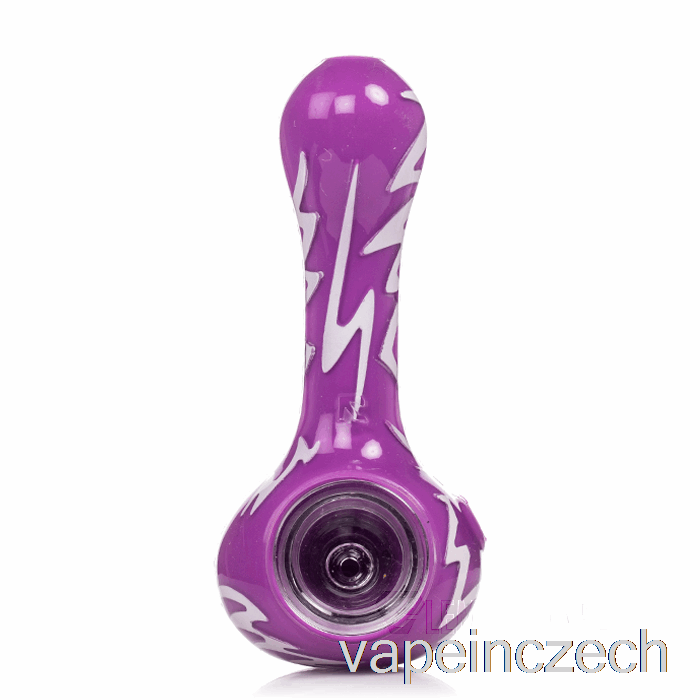 Eyce Oraflex Switchback Silikonová Lžička Fialová / Bílá Vape Bez Nikotinu